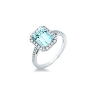 Ringe Mirco Visconti Dame in Weißgold Acquamarina 4.58 Ct LF359/30ACE - LF359/30ACE